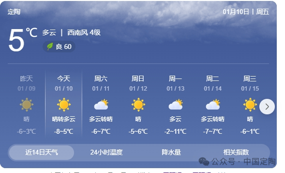 山东菏泽一周天气预报(菏泽一周天气预报15天)