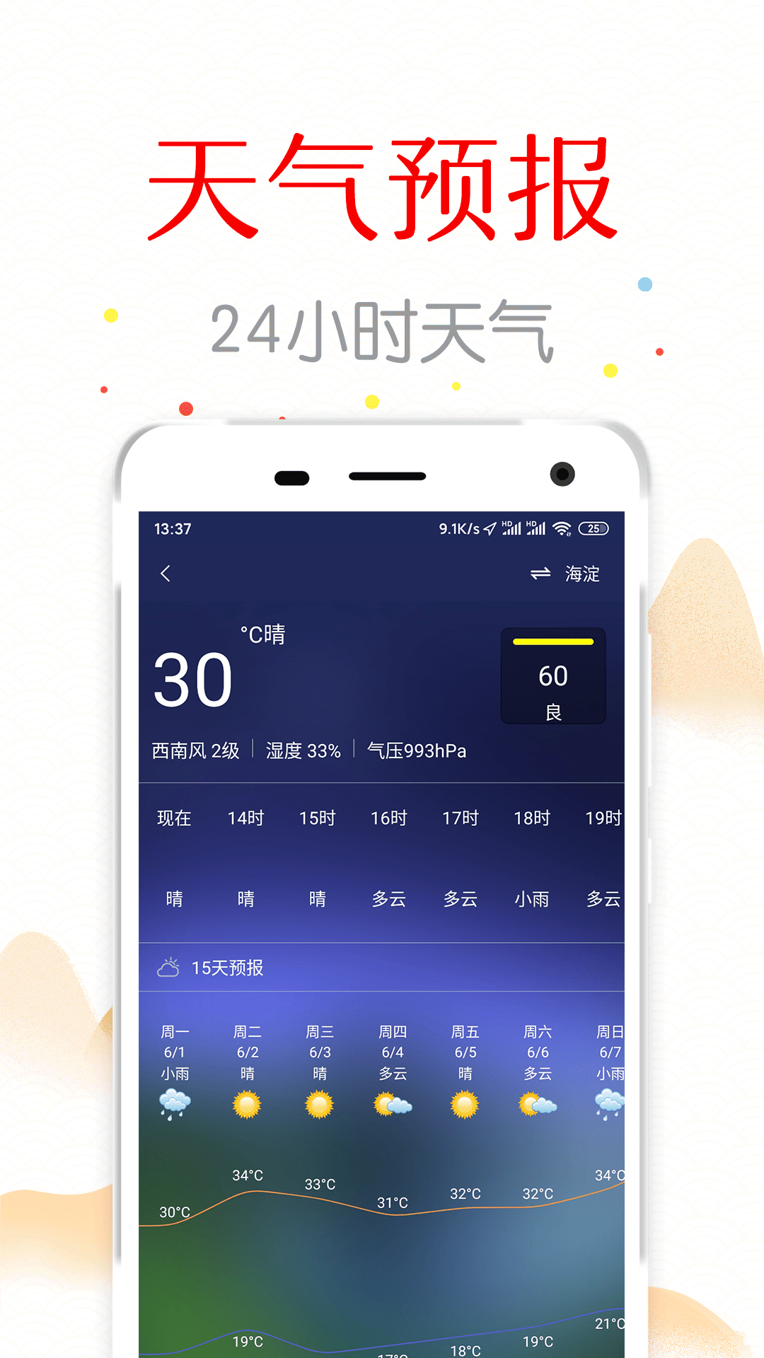 海淀天气预报(海淀天气预报一周7天查询)