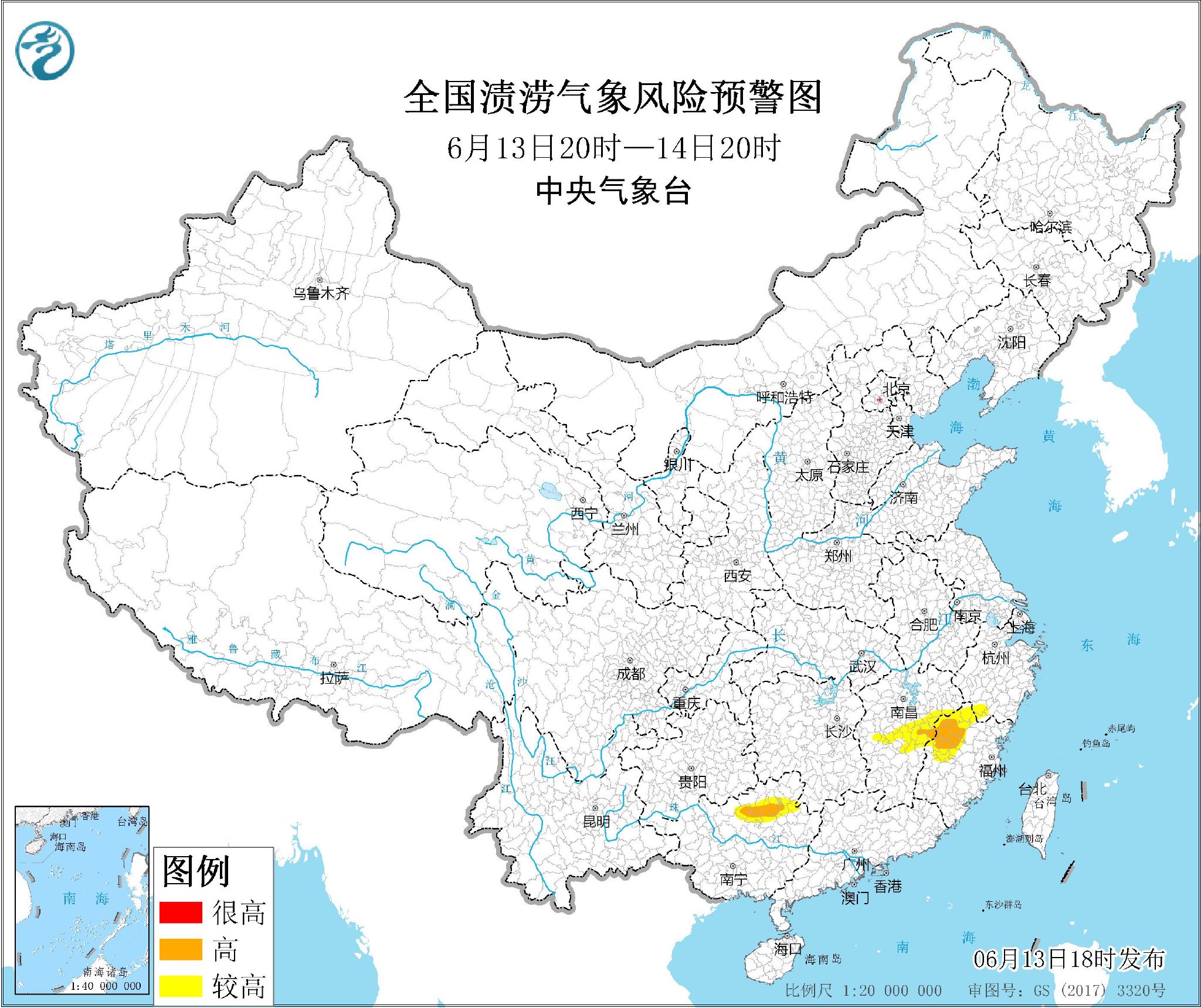 中央气象台1一7天降水(中央气象台1一7天降水分布图)