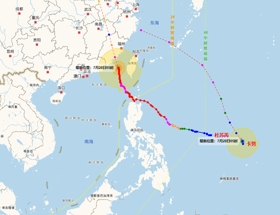 台风实时路径发布(史上被吃掉的超强台风)
