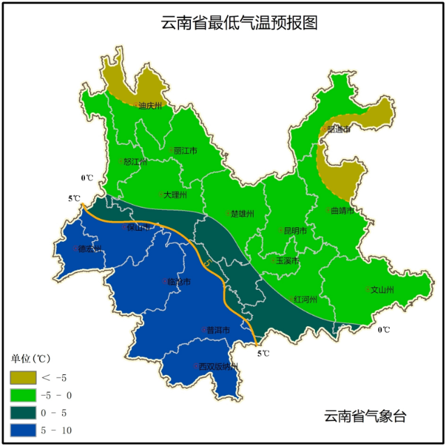 云南天气预报10天(云南大理丽江天气预报10天)