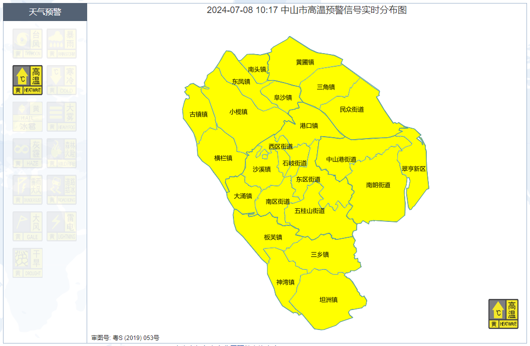 广东省中山市天气(广东省中山市天气预报一周7天)