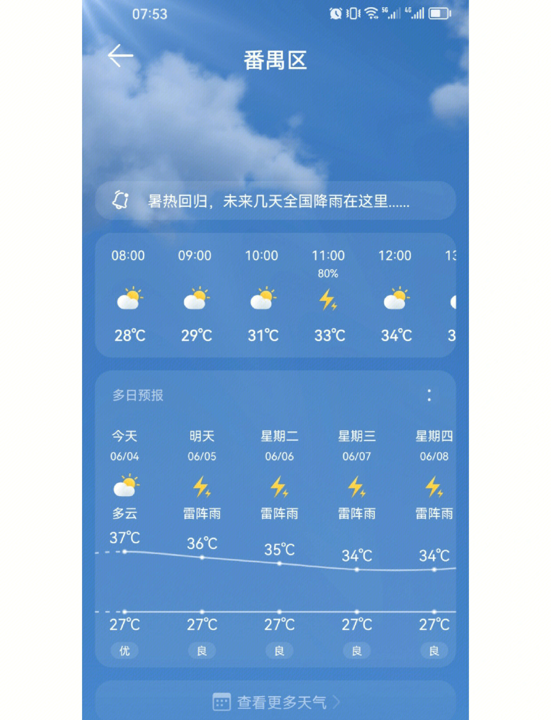 番禺天气预报一周(番禺天气预报一周 天气30天)