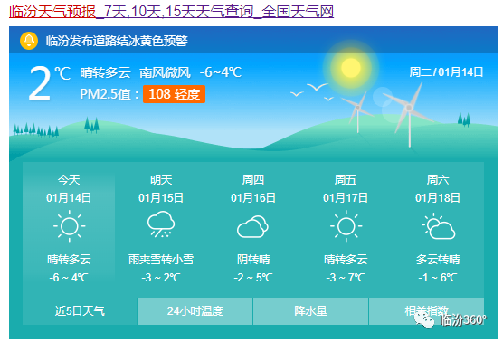 临汾天气预报(临汾天气预报30天一个月)