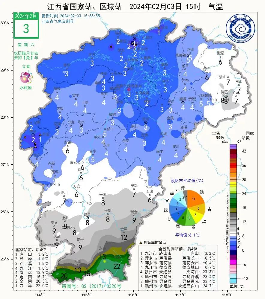 江西天气预报查询(22号江西天气预报查询)