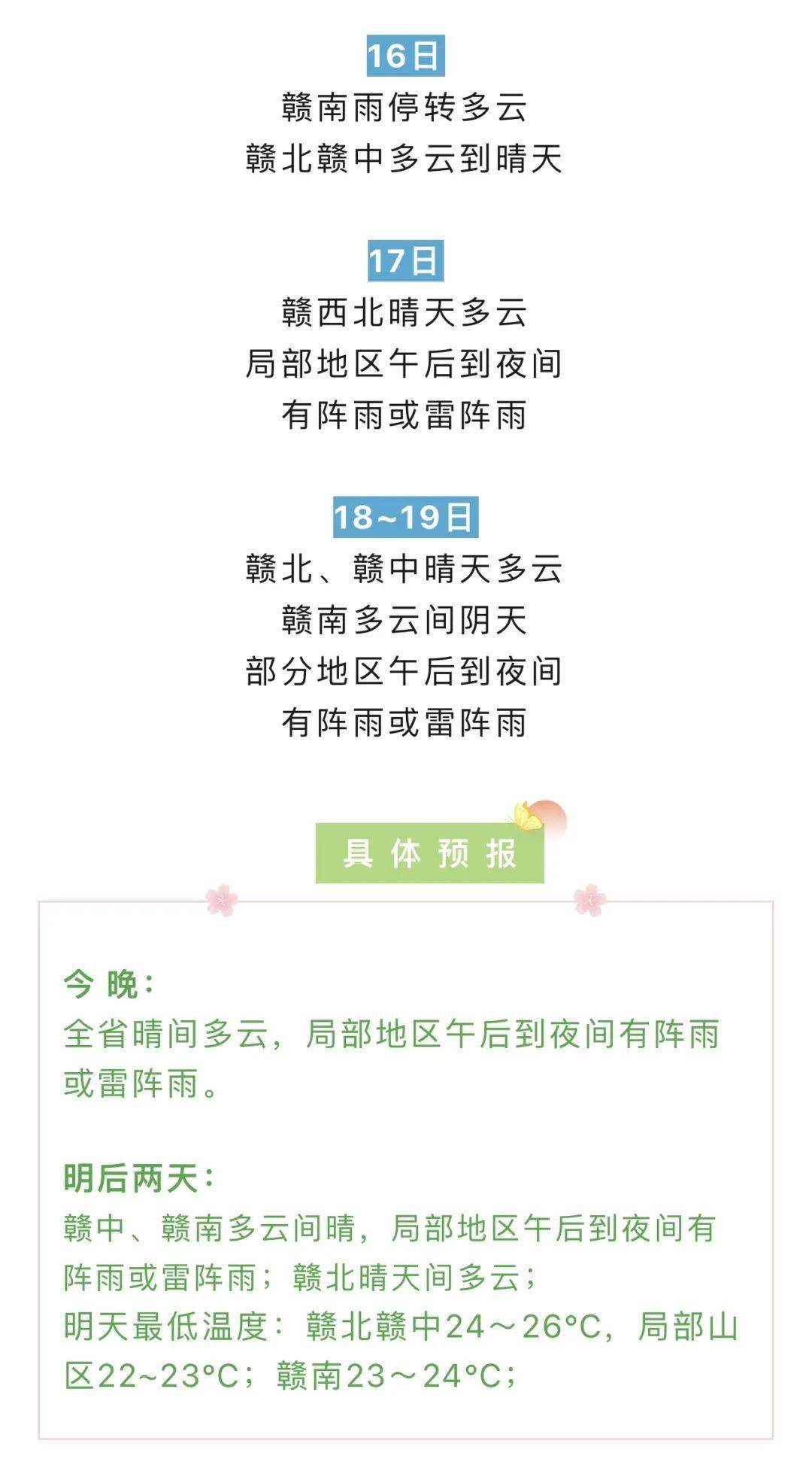 南丰天气(南丰天气15天天气预报)