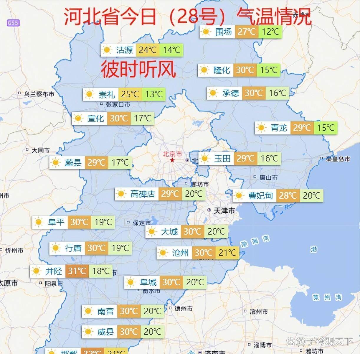 河北省天气预报(河北省天气预报30天查询百度)
