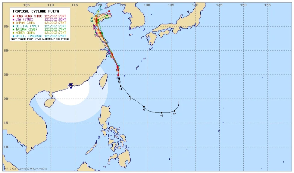 台风梅花(台风梅花登陆上海)