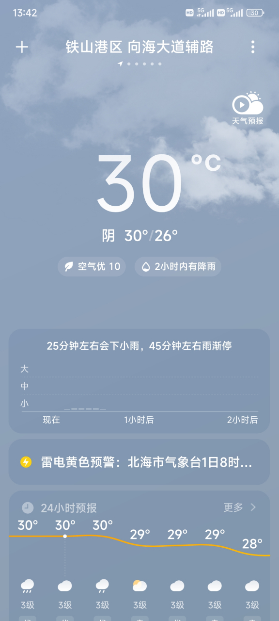 北海天气15天(北海近期天气预报30天)