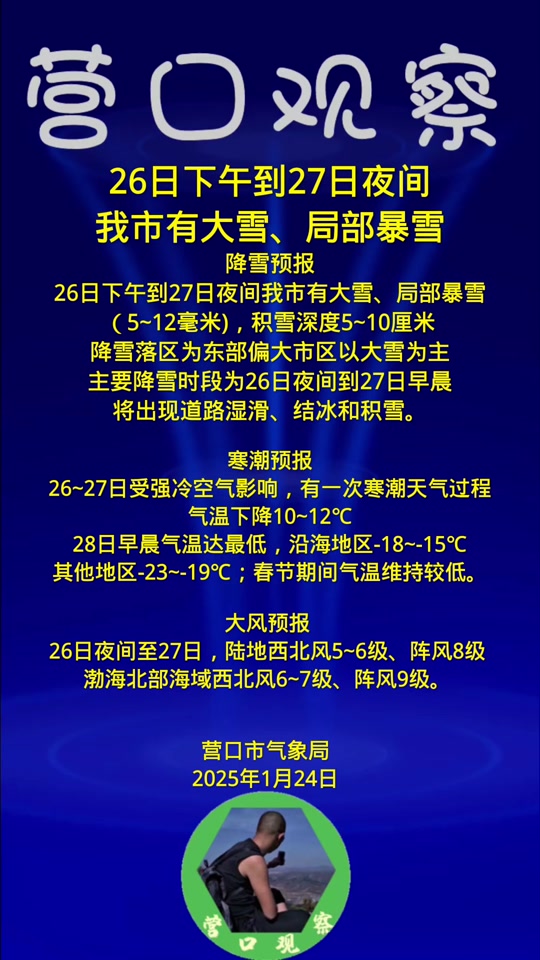 辽宁营口天气预报(辽宁营口天气预报今天)