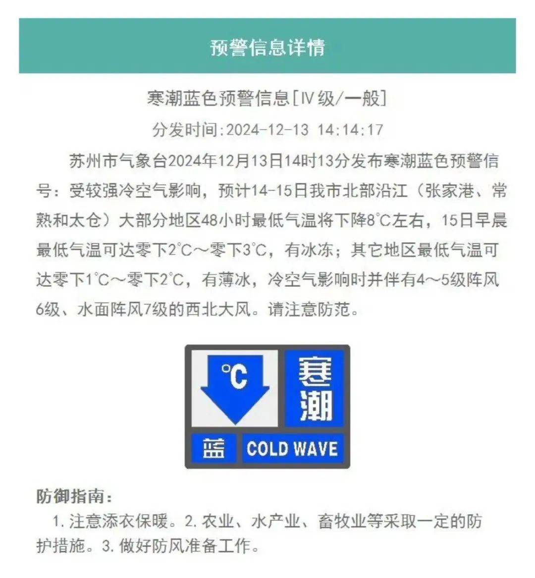 寒潮预警(寒潮预警图片)