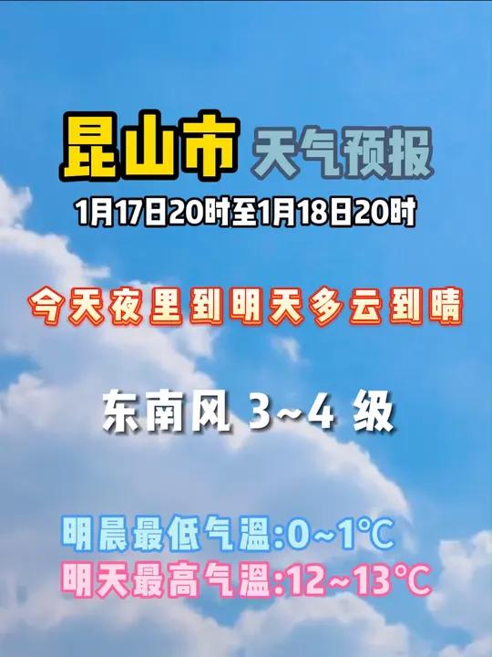 昆山天气预报查询一周(昆山天气预报24小时精确)