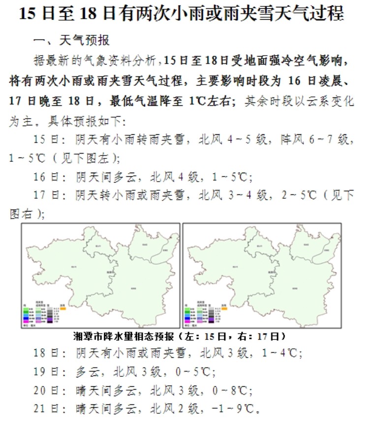湘潭天气预报10天(湘潭天气预报一周7天)