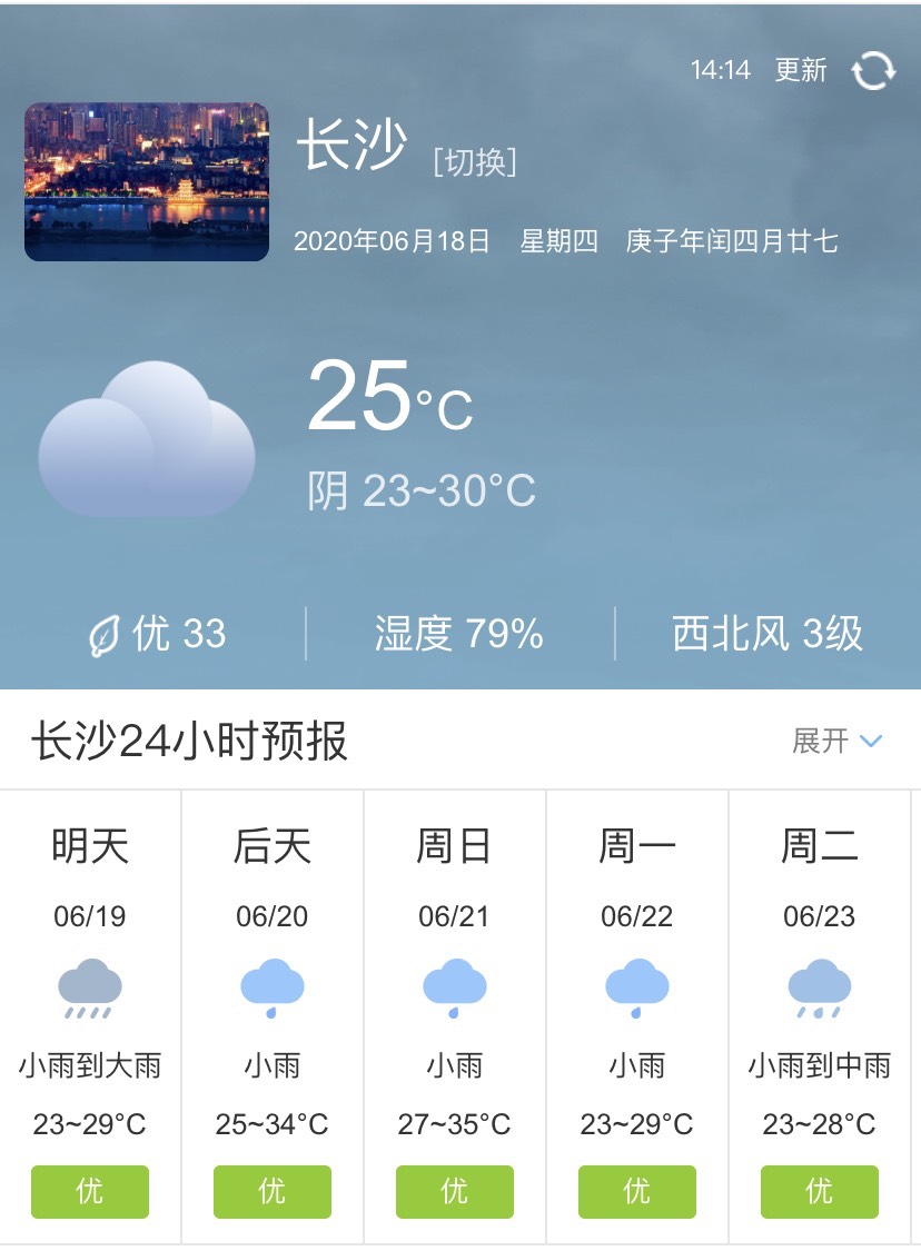 湖南长沙明天天气(湖南长沙旅游十大必去景区)