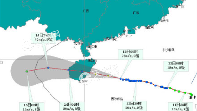 第16号台风浪卡来袭(16号台风浪卡什么时候登陆海南)