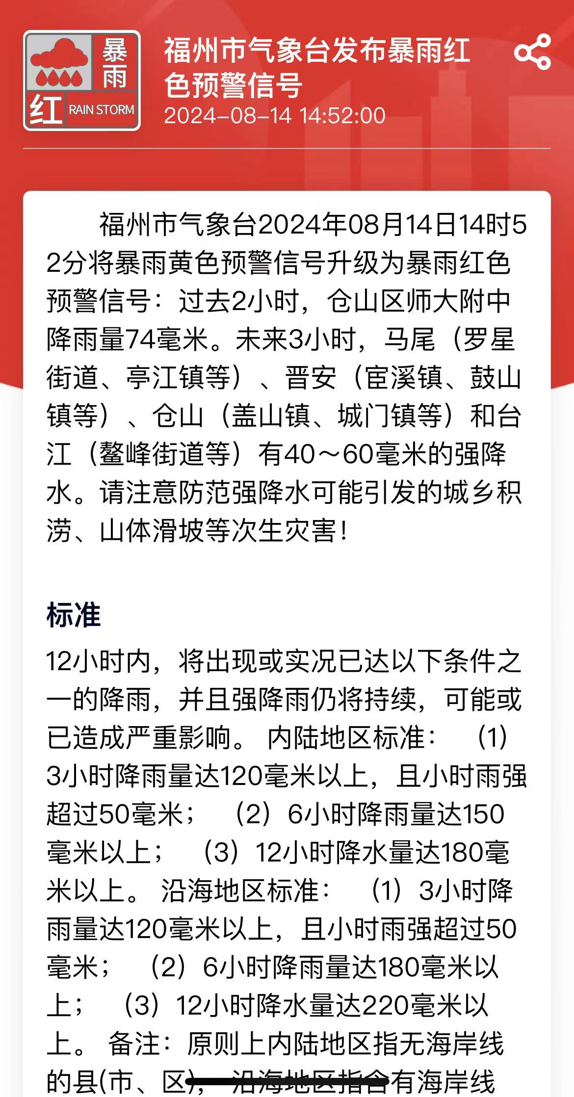 福州天气预警(福州天气预报30天)