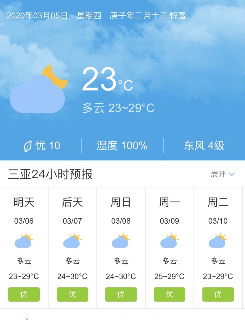 海南天气预报10天(海南天气最近十天的情况)