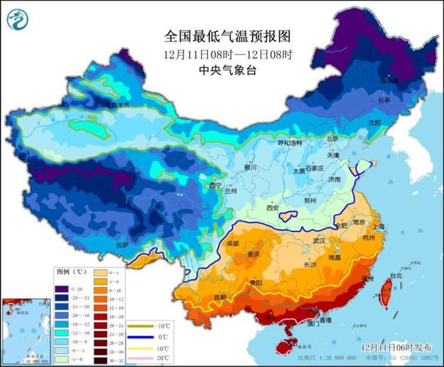寒潮(寒潮预警信号标志)