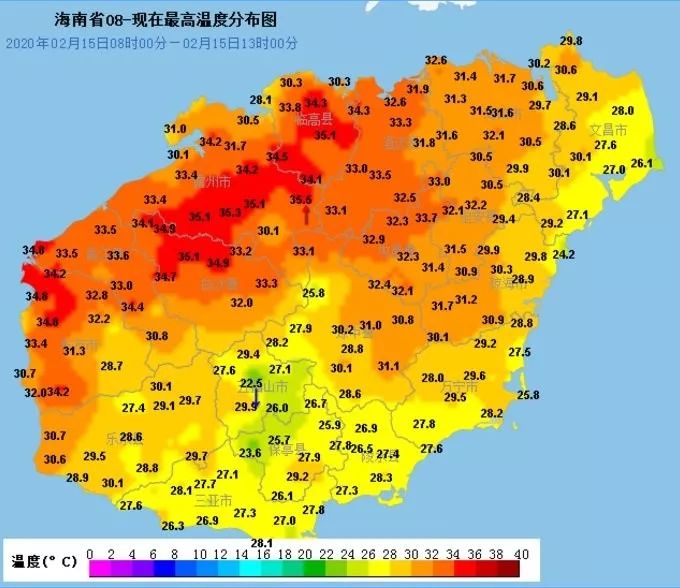 海南温度(海南温度未来10天天气)